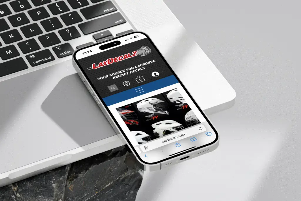 Website design mockup created by Lyon Creatives, showcasing mobile-friendly web design for service-based businesses in Mount Olive, NJ.