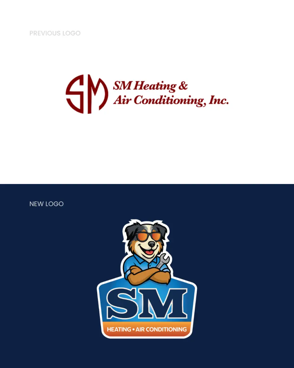 Logo Before and After